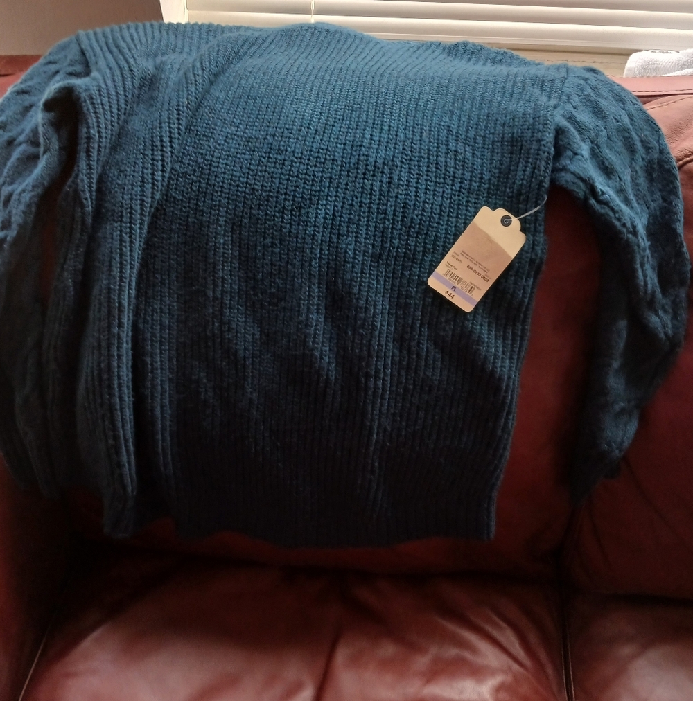 Womens Teal Sweater